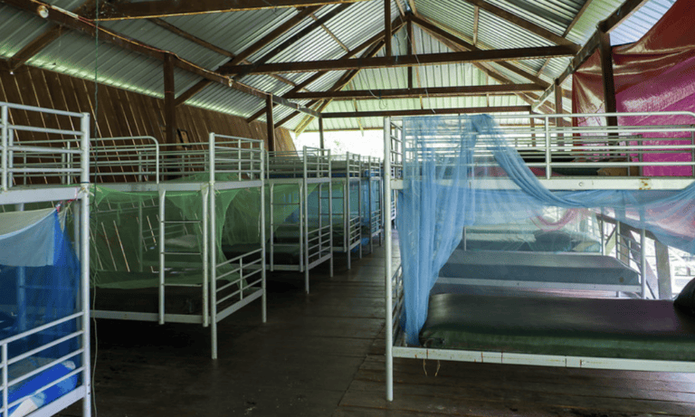 Ginseng Camp interior