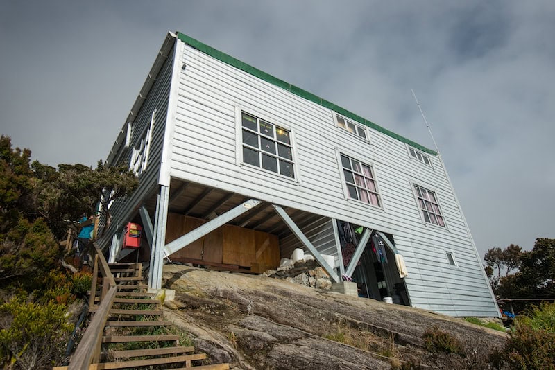 Pendant Hut climbers lodge on Mount Kinabalu, Sabah