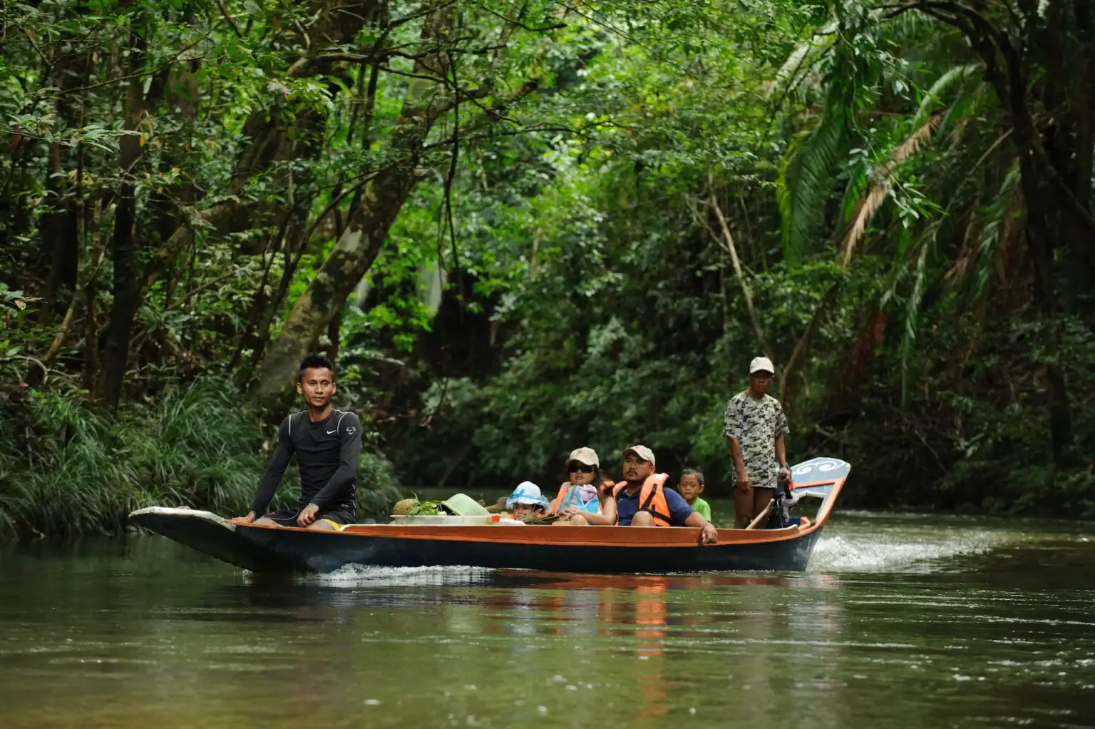 Rainforest and longhouse country around Batang Ai, Sarawak