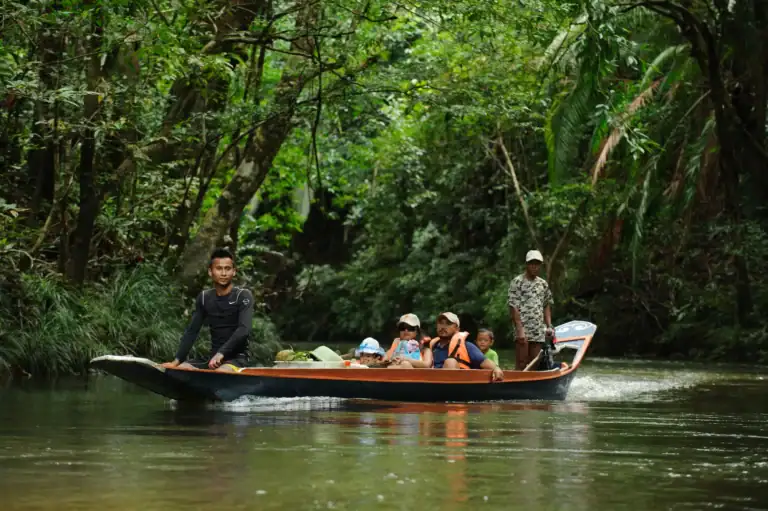 Rainforest and longhouse country around Batang Ai, Sarawak