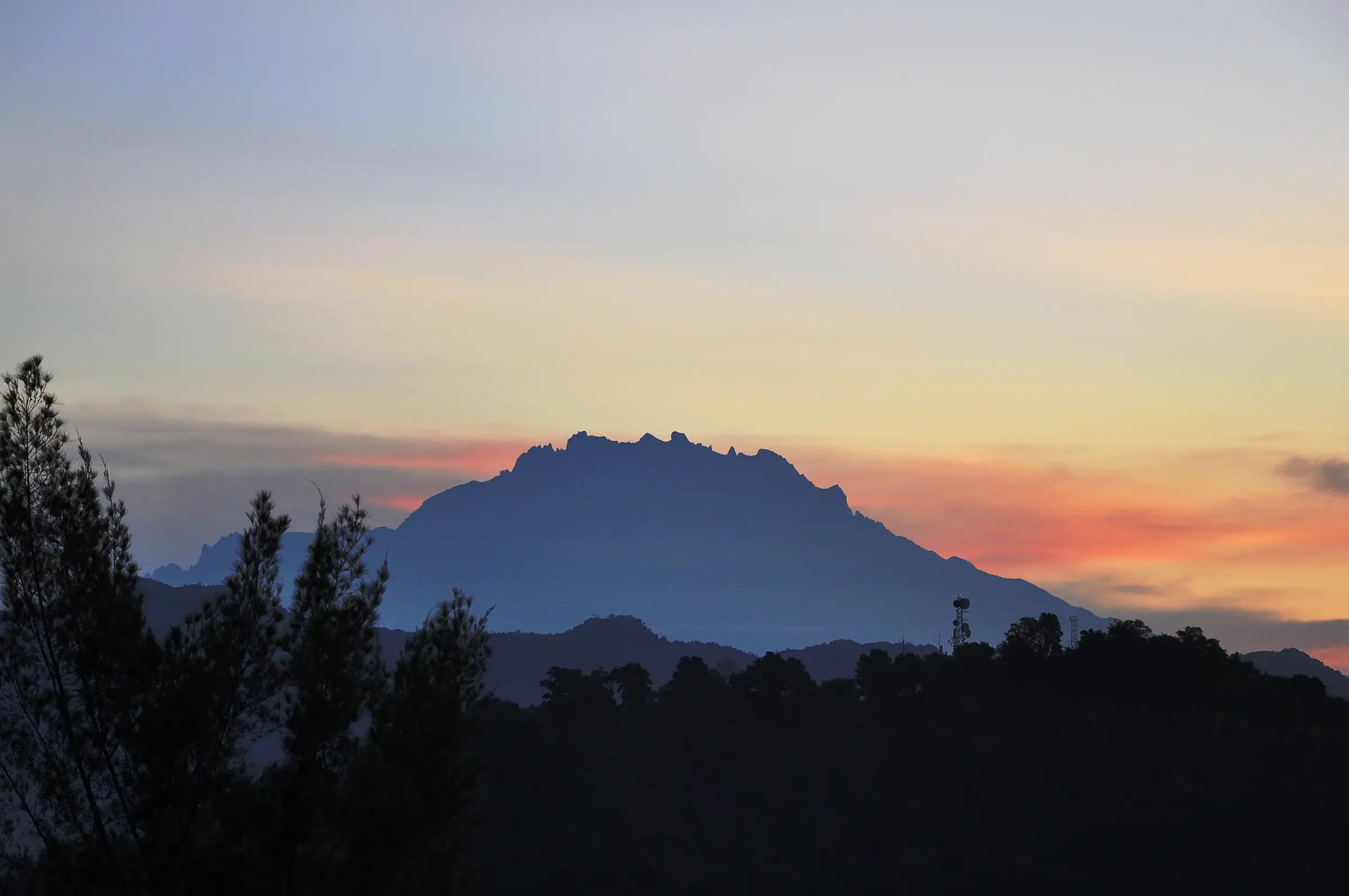 Mount Kinabalu sunrise