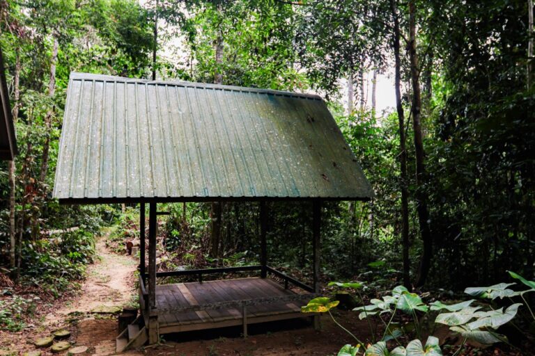 Orou Sapulot lodge in the Sapulot highlands, Sabah