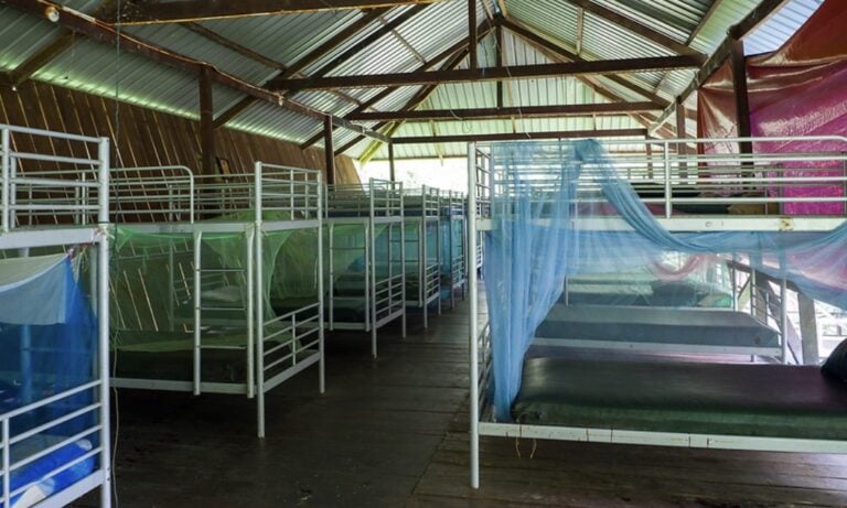 Interior of Ginseng Camp in the Maliau Basin, Sabah