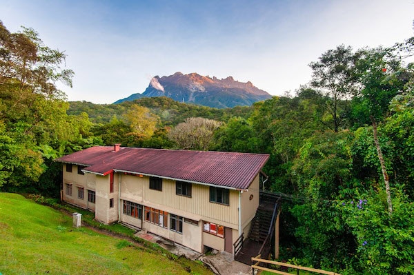 Exterior of a Rock Twin cabin at Kinabalu Park, Sabah