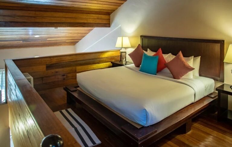 Bedroom of the Liwagu Suite at Kinabalu Park, Sabah