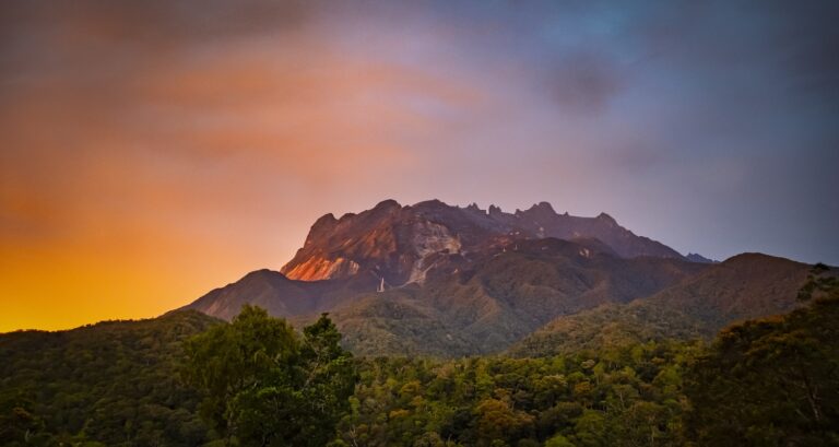 Mount Kinabalu seen from Kinabalu Park, Sabah