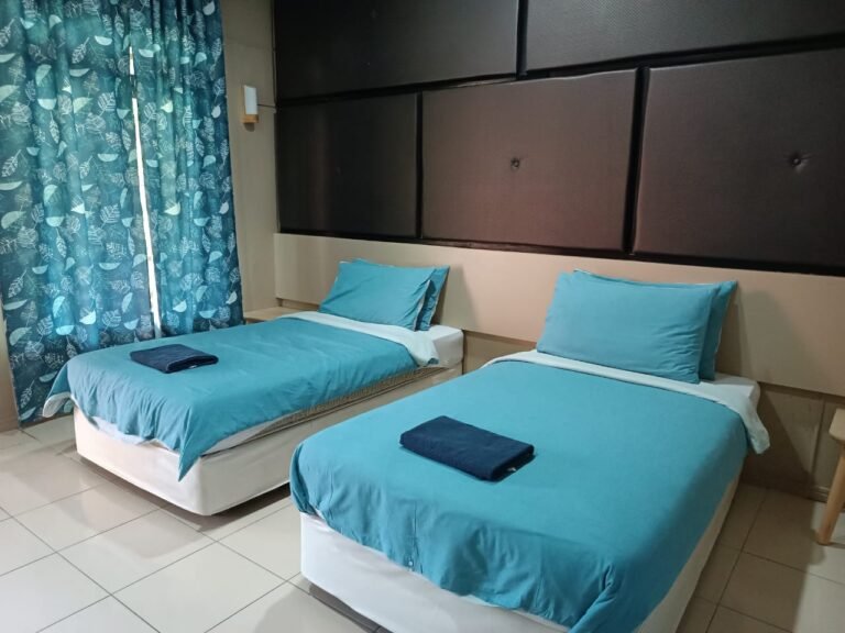 Bedroom at Selingan Island chalets
