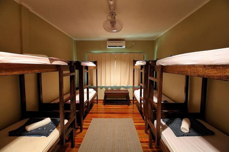 Bunk bed dormitory at Tanini Sepilok guesthouse, Sepilok, Sabah