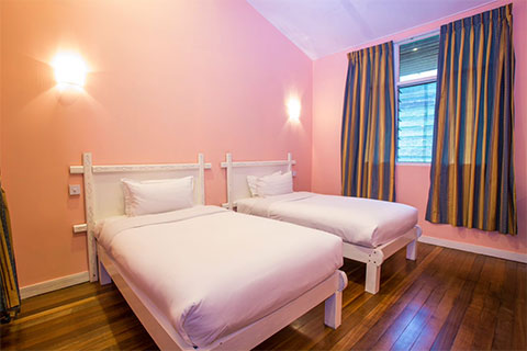 Rock Twin share room at Kinabalu Park, Sabah
